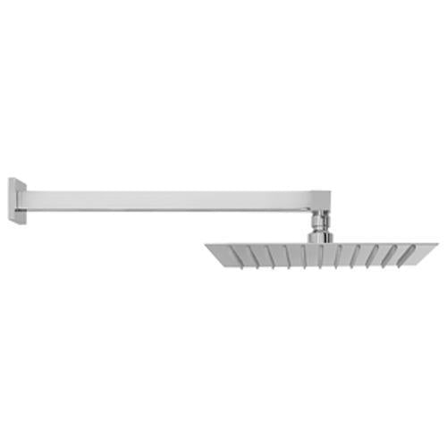Oblio Shower Rose Wall Mount Stainless Steel OB SRWM SS - Aquatica