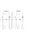 Splash Slide Shower Square/Ion 3 Function Chrome 40332.02 - Elementi