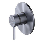Turoa Shower Mixer With Large Faceplate Brushed Graphite TUHPSLGR - Methven