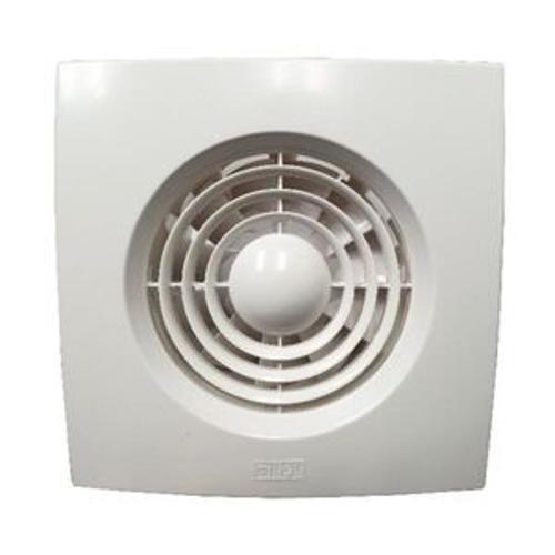 Wall Exhaust Fan Square - HPM 100mm With Timer White