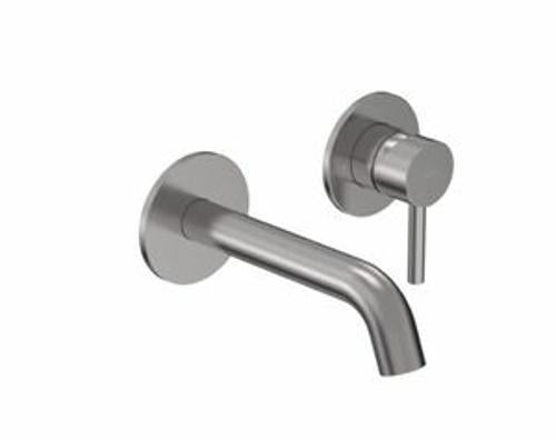 Swiss Mixer Wall Mount Brushed Stainless Steel