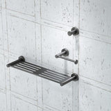 Aura Toilet Roll Holder 150 x - Heirloom 40mm Gunmetal AUTRNGM