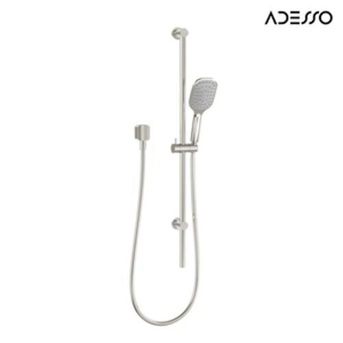 Sol Slide Shower Brushed Nickel ADS-SHSKCSRBN - Adesso