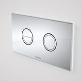 Invisi Series II Round Dual Flush Plate & Buttons Chrome - Caroma