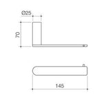 Urbane II Toilet Roll Holder Chrome 99620C - Caroma