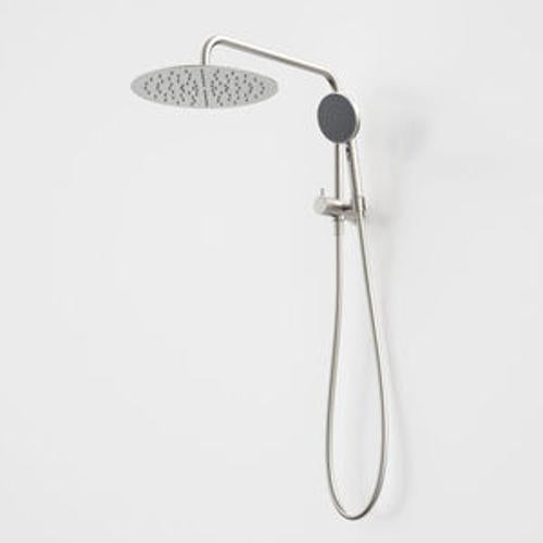 Urbane II Compact Twin Shower Brushed Nickel 99632BN3A - Caroma
