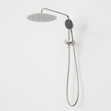 Urbane II Compact Twin Shower Brushed Nickel 99632BN3A - Caroma