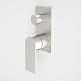 Urbane II Bath/Shower Mixer With Diverter Rectangular Cover Plate Brushed Nickel