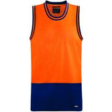 Singlet Orange Navy - Bison M 26105ON-M