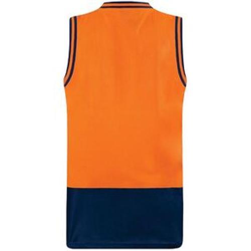 Singlet Orange Navy - Bison M 26105ON-M