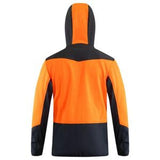 Contrast Hoodie Orange & Black - Bison L 25005OBK-L