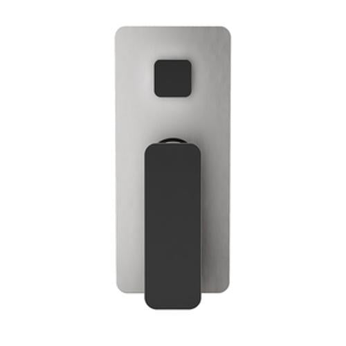 Energii Shower Mixer with Bath Diverter Brushed Nickel/Black - Aquatica