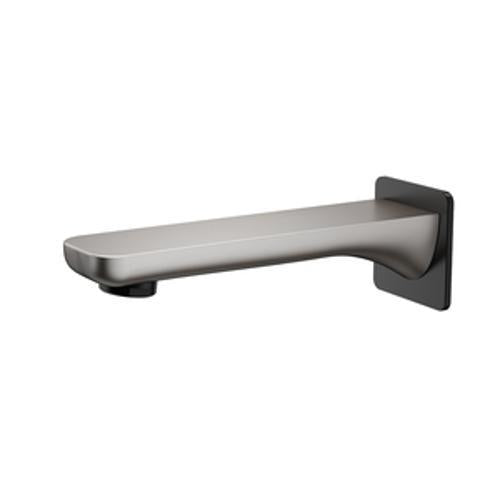 Energii Bath Spout Brushed Nickel/Black - Aquatica