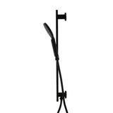 Prestigio Multi Spray Handshower Set Built-In Elbow Round Head Black - Aquatica