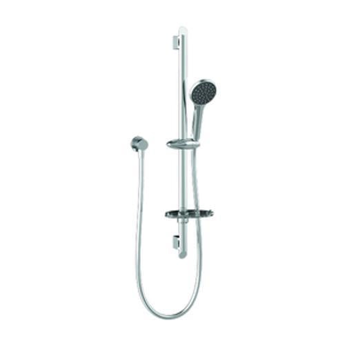Slique Single Spray Slide Shower Chrome