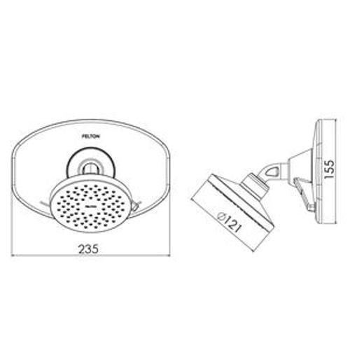 Designer 4 Feltonmix Wallset White