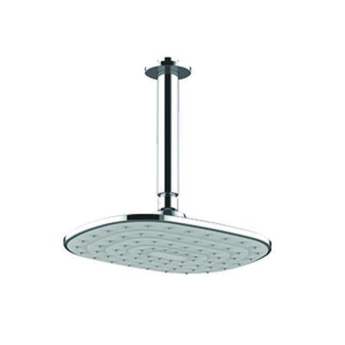 Que Rain Head Ceiling Mounted 180mm Chrome