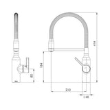 Felton Collection Bex All Pressure Pull Down Sink Mixer Chrome