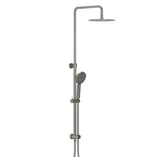 Tube Shower Column Brushed Nickel