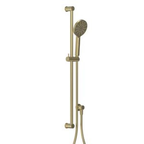 Tube Slide Shower Brushed Brass