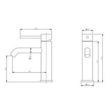 Standard Height Basin Mixer Chrome - Pioneer