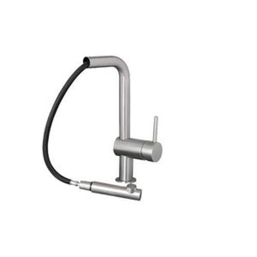 Sink Mixer With Pullout Stainless Steel - Aquatica