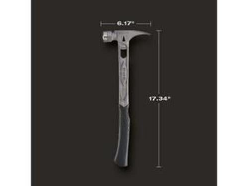 Stiletto Tibone Titanium Framing Hammer 15Oz Smooth - Milwaukee