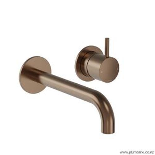 Buddy Wall Mount Mixer Brushed Bronze PVD - Plumbline