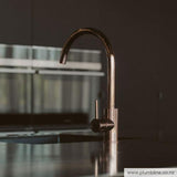 Buddy Kitchen Mixer Round Spout Brushed Bronze PVD - Plumbline