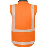 Stamina Eco Vest TTMC-W23 Reversible Puffer Orange - Bison 2XL