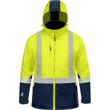 Jacket Softshell Day/Night Yellow/Navy 8XL - Bison