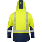 Jacket Softshell Day/Night Yellow/Navy - Bison XL