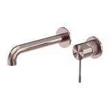 Opal Wall Basin/Bath Mixer Separate Back Plate - Nero 230mm Brushed Bronze