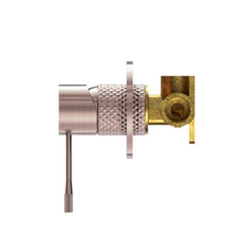 Opal Shower Mixer 80mm Plate Brushed Bronze - Nero