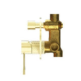 Opal Shower Mixer With Diverter Brushed Gold - Nero