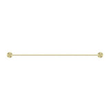 Opal Single Towel Rail - Nero 600mm Brushed Gold