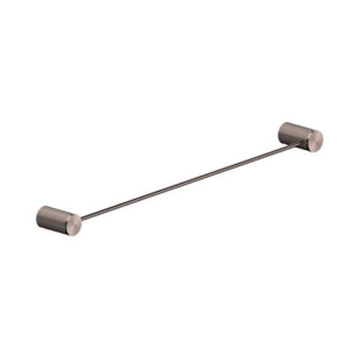 Opal Single Towel Rail - Nero 600mm Brushed Bronze