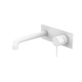 Mecca Wall Basin/Bath Mixer - Nero 230mm Matte White
