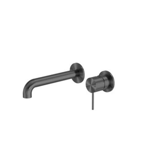 Mecca Wall Basin/Bath Mixer Separate Back Plate - Nero 160mm Gun Metal