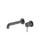 Mecca Wall Basin/Bath Mixer Separate Back Plate - Nero 160mm Gun Metal
