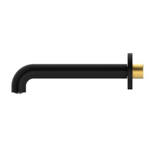 Mecca Basin/Bath Spout - Nero 185mm Matte Black