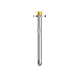 Mecca Swivel Basin/Bath Spout Wall Mounted - Nero 225mm Chrome