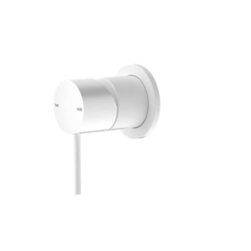 Mecca Shower Mixer 60mm Plate Matte White - Nero