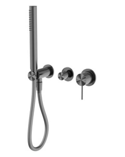 Mecca Shower System Separate Back Plate Gunmetal - Nero