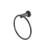 Mecca Towel Ring Gun Metal - Nero