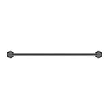 Mecca Double Towel Rail - Nero 600mm Gun Metal
