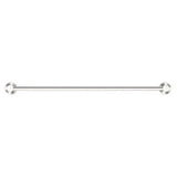 Mecca Single Towel Rail - Nero 600mm Brushed Nickel