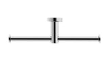 Mecca Double Toilet Roll Holder Chrome - Nero