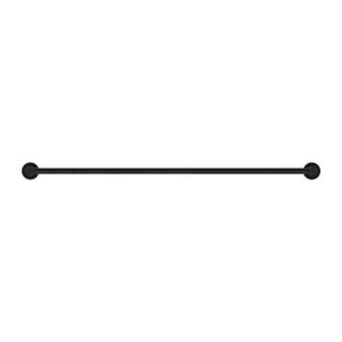 Mecca Single Towel Rail - Nero 800mm Matte Black