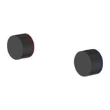 Kara Basin Taps Wall Mounted Matte Black - Nero